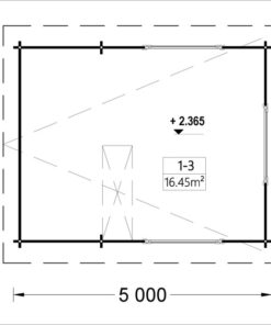 Feriehus AVIGNON fladt tag 19.9m²