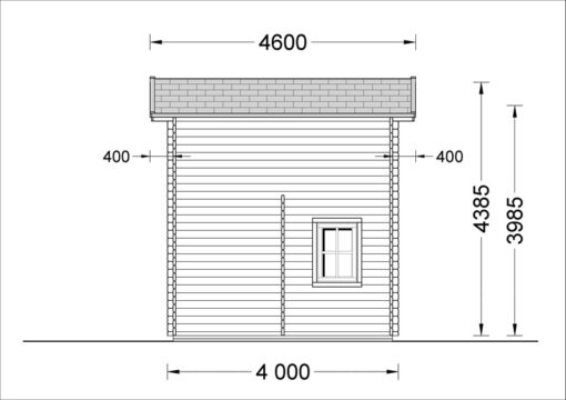 Feriehus AVIGNON fladt tag 19.9m²