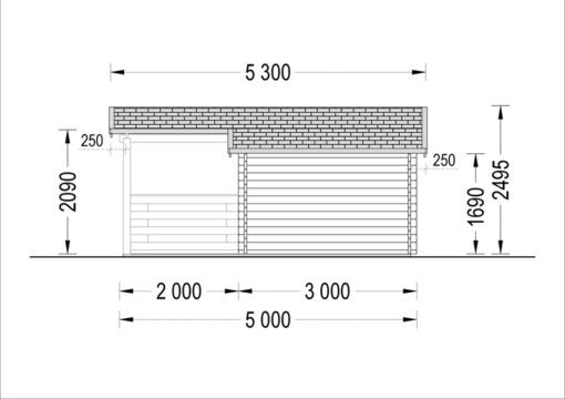 Feriehus ISLA 18m² + terrasse