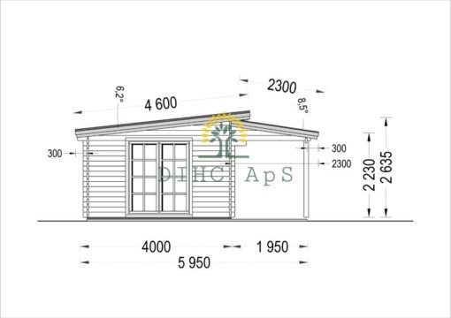 Havehytte HELEN 24m²