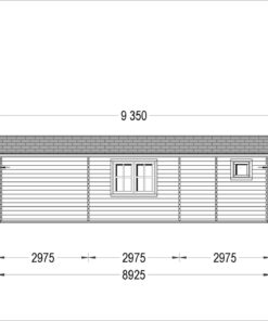 Feriehus Amelia 54 m², 44mm/66mm