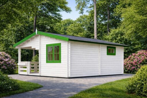 Havehus 6x6 med terrasse OLIVIA