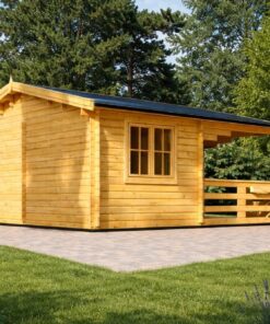 Havehus 6x6 med terrasse OLIVIA