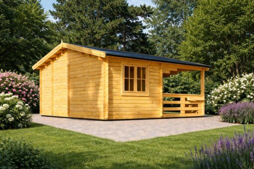 Havehus 6x6 med terrasse OLIVIA
