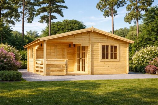 Havehus 6x6 med terrasse OLIVIA