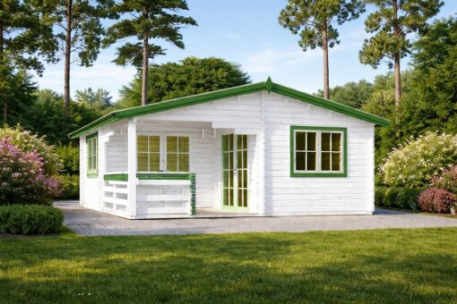 Havehus 6x6 med terrasse OLIVIA
