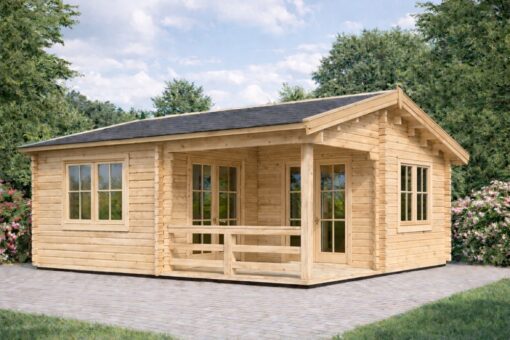 Havehus 6x6 med terrasse OLIVIA