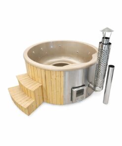 Vildmarksbad med akrylindsats Ø1.8 / Ø2.0 m