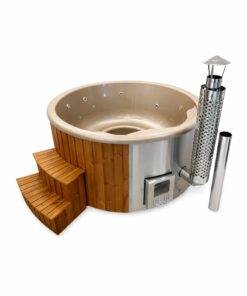 Vildmarksbad med akrylindsats Ø1.8 / Ø2.0 m