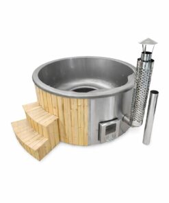 Vildmarksbad med akrylindsats Ø1.8 / Ø2.0 m