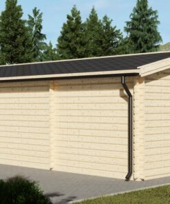 Enkelgarage WOODY (44 mm), 4x7,5 m, 30 m²