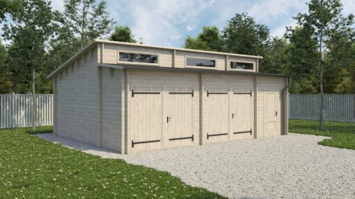 Dobbelt garage Favori 5.7 m x 7.7 m (43.7 m²)