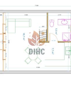 A hus 32 m²