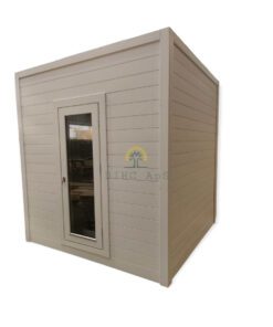 Moderne sauna 2.3 m x 2.3 m