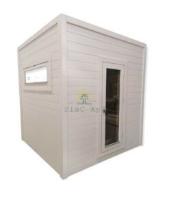 Moderne sauna 2.3 m x 2.3 m