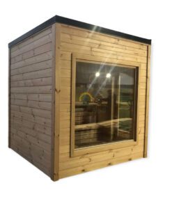 Moderne sauna 2.3 m x 2.3 m
