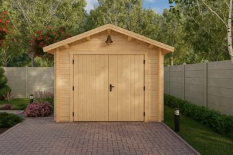 Træ garageporte