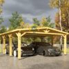 Stærk carport Hercules (8 m x 5 m)