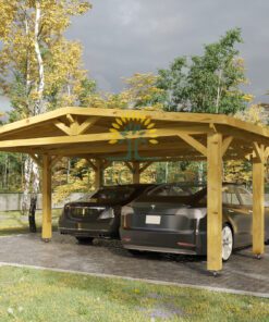 Stærk carport Hercules (8 m x 5 m)