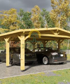 Stærk carport Hercules (8 m x 5 m)