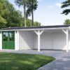 Carport med Redskabsrum 30 m² (4 m x 7,5 m)