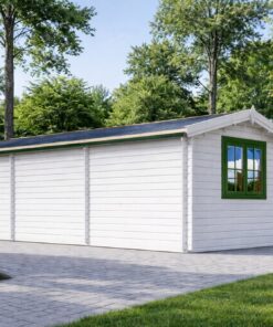 Carport med Redskabsrum 30 m² (4 m x 7,5 m)