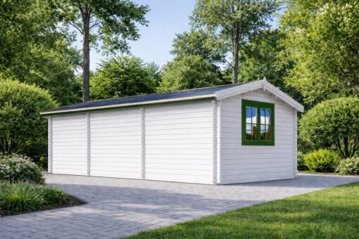 Carport med Redskabsrum 30 m² (4 m x 7,5 m)