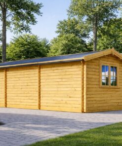 Carport med Redskabsrum 30 m² (4 m x 7,5 m)
