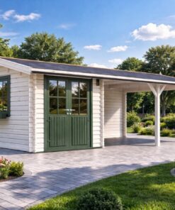 Carport med Redskabsrum 30 m² (4 m x 7,5 m)