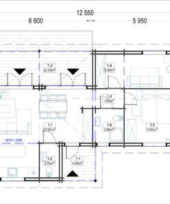 Feriehus ADELE (44 + 44mm), 68 m²