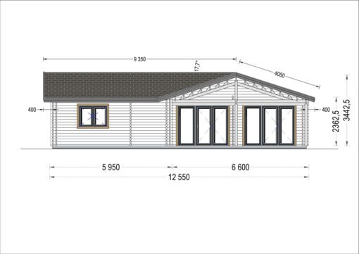 Feriehus ADELE (44 + 44mm), 68 m²