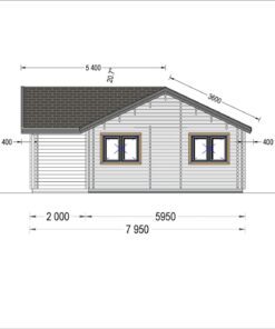 Feriehus ADELE (44 + 44mm), 68 m²