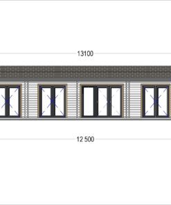 Feriehus AGNES 75m², 44 +44 mm