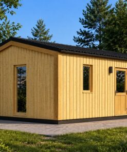 ANGELA 43 m² Træhytte til Have og Fritid