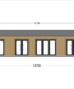 Sommerhus NICOLE 68 m² (44 mm + træbeklædning)