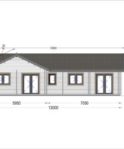 Sommerhus PAULA (44+44mm), 129 m²