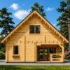 Træhus i 2 etager 80 m² – DORIS med 44+44 mm vægge