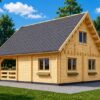 Træhus i 2 etager 80 m² – DORIS med 44+44 mm vægge