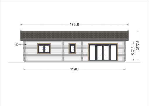 Feriehus ANICA (44 + 44mm) 71m²