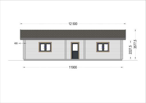 Feriehus ANICA (44 + 44mm) 71m²