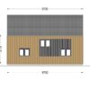 Sommerhus med hems ASTRID 120 m² (44 mm + træbeklædning)