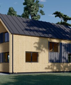 Sommerhus med hems ASTRID 120 m² (44 mm + træbeklædning)