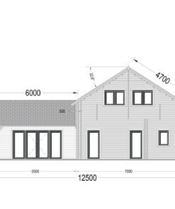 2 etagers sommerhus DARLA (44+44 mm), 180 m²