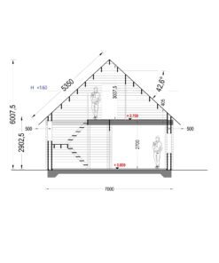 Sommerhus DORIS (44+44 mm), 80 m²