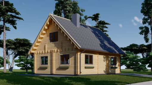 Sommerhus DORIS (44+44 mm), 80 m²
