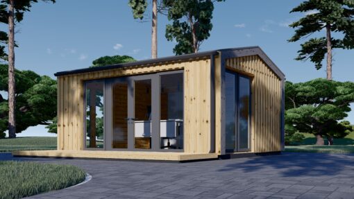 Havehuse EMMY 20 m² (34 mm + træbeklædning)