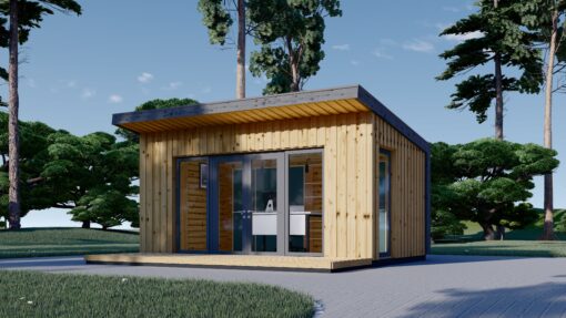 Havehuse EVELIN 20 m² (34 mm + træbeklædning)