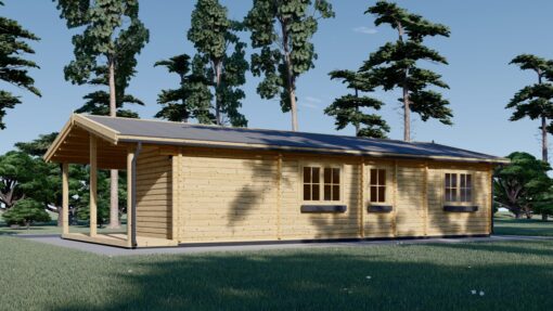 Sommerhus LINCOLN (66 mm), 6×12 m, 72 m²