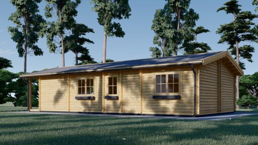 Sommerhus LINCOLN (66 mm), 6×12 m, 72 m²