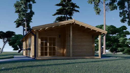 Sommerhus LINCOLN (66 mm), 6×12 m, 72 m²